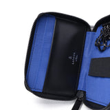 ランバン オン ブルー キーケース メンズ スマートキー 革 LANVIN en Bleu カード 免許証 ブランド おしゃれ 本革 牛革 レザー ファスナー 大きめ カードケース 一体型 4連 鍵入れ ロゴ ディアブロ 519602