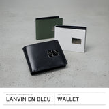ランバン オン ブルー 二つ折り財布 財布 メンズ ブランド 二つ折り LANVIN en Bleu 小銭入れあり おしゃれ 本革 牛革 レザー 二つ折 大人 コンパクト 男性 誕生日 プレゼント ロゴ ディアブロ 519603