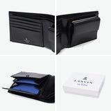 ランバン オン ブルー 二つ折り財布 財布 メンズ ブランド 二つ折り LANVIN en Bleu 小銭入れあり おしゃれ 本革 牛革 レザー 二つ折 大人 コンパクト 男性 誕生日 プレゼント ロゴ ディアブロ 519603