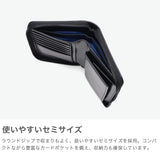 ランバン オン ブルー 二つ折り財布 メンズ 小さめ LANVIN en Bleu 財布 本革 レザー ブランド ラウンドファスナー 小銭入れあり ボックス型小銭入れ コンパクト シンプル  軽量 おしゃれ 上品 ロゴ ディアブロ 519604