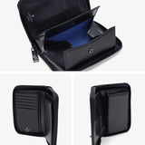 ランバン オン ブルー 二つ折り財布 メンズ 小さめ LANVIN en Bleu 財布 本革 レザー ブランド ラウンドファスナー 小銭入れあり ボックス型小銭入れ コンパクト シンプル  軽量 おしゃれ 上品 ロゴ ディアブロ 519604