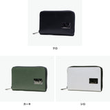 ランバン オン ブルー 二つ折り財布 メンズ 小さめ LANVIN en Bleu 財布 本革 レザー ブランド ラウンドファスナー 小銭入れあり ボックス型小銭入れ コンパクト シンプル  軽量 おしゃれ 上品 ロゴ ディアブロ 519604