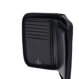 ランバン オン ブルー 二つ折り財布 メンズ 小さめ LANVIN en Bleu 財布 本革 レザー ブランド ラウンドファスナー 小銭入れあり ボックス型小銭入れ コンパクト シンプル  軽量 おしゃれ 上品 ロゴ ディアブロ 519604