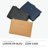 ランバン オン ブルー コインケース メンズ 本革 革 LANVIN en Bleu ブランド レザー 小銭入れ ミニ ファスナー 財布 ミニ財布 ミニウォレット コンパクト 小さめ おしゃれ スタンパ 522602