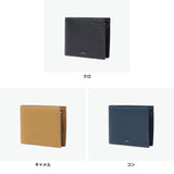 ランバン オン ブルー 二つ折り財布 メンズ LANVIN en Bleu 小銭入れあり ブランド レザー 本革 牛革 革 財布 折り財布 ウォレット おしゃれ 軽量 カード シンプル 大人 スタンパ 522603