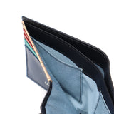 ランバン オン ブルー 二つ折り財布 メンズ LANVIN en Bleu 小銭入れあり ブランド レザー 本革 牛革 革 財布 折り財布 ウォレット おしゃれ 軽量 カード シンプル 大人 スタンパ 522603