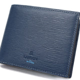 ランバン オン ブルー 二つ折り財布 メンズ LANVIN en Bleu 小銭入れあり ブランド レザー 本革 牛革 革 財布 折り財布 ウォレット おしゃれ 軽量 カード シンプル 大人 スタンパ 522603