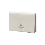 ランバン オン ブルー 名刺入れ メンズ 本革 レザー ブランド LANVIN en Bleu おしゃれ 大人 上品 コンパクト 軽量 軽い 薄型 スリム カードケース 名刺ケース シンプル 無地 カード入れ ビジネス ゼブダ 529613