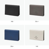 ランバン オン ブルー 名刺入れ メンズ 本革 レザー ブランド LANVIN en Bleu おしゃれ 大人 上品 コンパクト 軽量 軽い 薄型 スリム カードケース 名刺ケース シンプル 無地 カード入れ ビジネス ゼブダ 529613