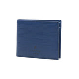 ランバン オン ブルー 二つ折り財布 メンズ 財布 小銭入れあり LANVIN en Bleu ブランド 大人 上品 コンパクト 軽量 二つ折り 二つ折 革財布 小さめ 高級感 レザー 本革 革 おしゃれ プレゼント ゼブダ 529614