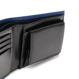 ランバン オン ブルー 二つ折り財布 メンズ 財布 小銭入れあり LANVIN en Bleu ブランド 大人 上品 コンパクト 軽量 二つ折り 二つ折 革財布 小さめ 高級感 レザー 本革 革 おしゃれ プレゼント ゼブダ 529614