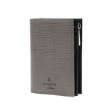 ランバン オン ブルー 二つ折り財布 メンズ ブランド LANVIN en Bleu 財布 小銭入れあり シンプル 二つ折り 二つ折 本革 牛革 革 レザー 大容量 ブラック 黒 グレー 白 青 おしゃれ 上品 ゼブダ 529615