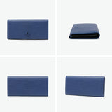 ランバン オン ブルー 長財布 メンズ ブランド 薄い LANVIN en Bleu 財布 かぶせ フラップ 小銭入れあり シンプル 本革 牛革 革 レザー ブラック 黒 グレー 白 青 おしゃれ 上品 ビジネス ゼブダ 529616