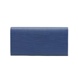 ランバン オン ブルー 長財布 メンズ ブランド 薄い LANVIN en Bleu 財布 かぶせ フラップ 小銭入れあり シンプル 本革 牛革 革 レザー ブラック 黒 グレー 白 青 おしゃれ 上品 ビジネス ゼブダ 529616