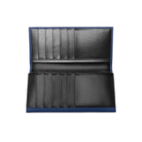 ランバン オン ブルー 長財布 メンズ ブランド 薄い LANVIN en Bleu 財布 かぶせ フラップ 小銭入れあり シンプル 本革 牛革 革 レザー ブラック 黒 グレー 白 青 おしゃれ 上品 ビジネス ゼブダ 529616