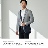 ランバン オン ブルー ショルダーバッグ メンズ レディース ブランド 軽量 LANVIN en Bleu ショルダー バッグ 斜めがけ 小さめ 撥水 大人 ナイロン A5 カジュアル 縦型 おしゃれ リール 530111