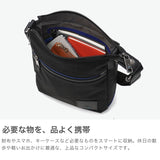 ランバン オン ブルー ショルダーバッグ メンズ レディース ブランド 軽量 LANVIN en Bleu ショルダー バッグ 斜めがけ 小さめ 撥水 大人 ナイロン A5 カジュアル 縦型 おしゃれ リール 530111