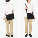 ランバン オン ブルー ショルダーバッグ メンズ レディース ブランド 軽量 LANVIN en Bleu ショルダー バッグ 斜めがけ 撥水 大人 ナイロン A4 カジュアル 横型 おしゃれ ファスナー付き リール 530113