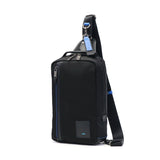 ランバン オン ブルー ボディバッグ メンズ ブランド 縦型 軽量 おしゃれ LANVIN en Bleu ワンショルダーバッグ 斜めがけ ショルダー ナイロン カジュアル きれいめ シンプル 大人 上品 撥水 A5 リール 530911