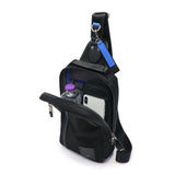 ランバン オン ブルー ボディバッグ メンズ ブランド 縦型 軽量 おしゃれ LANVIN en Bleu ワンショルダーバッグ 斜めがけ ショルダー ナイロン カジュアル きれいめ シンプル 大人 上品 撥水 A5 リール 530911