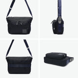 ランバン オン ブルー ショルダーバッグ メンズ レディース ブランド 軽量 LANVIN en Bleu バッグ 斜めがけ 小さめ 防水 大人 ナイロン B5 横型 カジュアル おしゃれ ファスナー付き ショート 541102