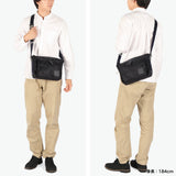 ランバン オン ブルー ショルダーバッグ メンズ レディース ブランド 軽量 LANVIN en Bleu バッグ 斜めがけ 小さめ 防水 大人 ナイロン B5 横型 カジュアル おしゃれ ファスナー付き ショート 541102