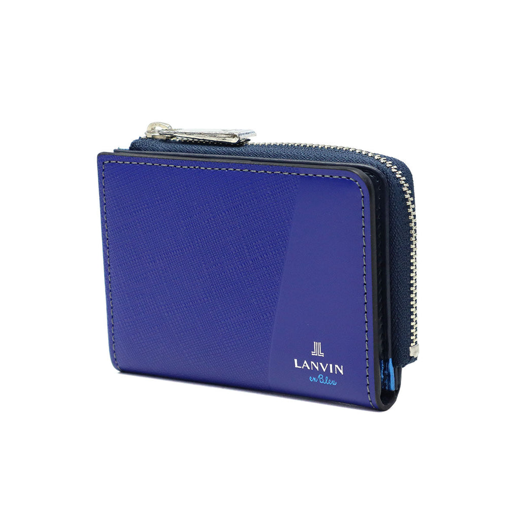 LANVIN en Bleu ランバン　ケース　小銭入れ　パスケース ランバン オン ブルー パスケース メンズ 二つ折り 小銭入れ