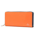 LANVIN on Blue Long Wallet Men's LANVIN en Bleu Round Zipper Genuine Leather Leather Brand Large Capacity Adult Simple Stylish Elegant Long Wallet Card Storage Coin Purse Wallet Leather Wallet Partial 555616