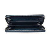 ランバン オン ブルー 長財布 メンズ LANVIN en Bleu ラウンドファスナー 本革 革 レザー ブランド 大容量 大人 シンプル おしゃれ 上品 ロングウォレット カード収納 小銭入れ 財布 革財布 パーシャル 555616