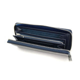 ランバン オン ブルー 長財布 メンズ LANVIN en Bleu ラウンドファスナー 本革 革 レザー ブランド 大容量 大人 シンプル おしゃれ 上品 ロングウォレット カード収納 小銭入れ 財布 革財布 パーシャル 555616