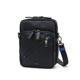 ランバン オン ブルー ショルダーバッグ メンズ ブランド LANVIN en Bleu 斜めがけ かっこいい 大人 軽量 小さめ 縦型 本革 革 バッグ ポリエステル ナイロン 斜めがけバッグ A5 撥水 日本製 男性 ラナ 557101