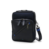 ランバン オン ブルー ショルダーバッグ メンズ ブランド LANVIN en Bleu 斜めがけ かっこいい 大人 軽量 小さめ 縦型 本革 革 バッグ ポリエステル ナイロン 斜めがけバッグ A5 撥水 日本製 男性 ラナ 557101