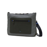 ランバン オン ブルー ショルダーバッグ メンズ ブランド LANVIN en Bleu 斜めがけ かっこいい 大人 軽量 小さめ 本革 革 バッグ ポリエステル ナイロン 斜めがけバッグ A5 撥水 日本製 男性 ラナ 557102