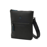 ランバン オン ブルー ショルダーバッグ メンズ 斜めがけバッグ おしゃれ LANVIN en Bleu ショルダー バッグ ブランド 小さめ 本革 革 レザー 斜めがけ 大人 軽量 軽い 青 黒 ブラック A5 フェリチタ 574101