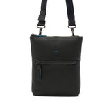 ランバン オン ブルー ショルダーバッグ メンズ 斜めがけバッグ おしゃれ LANVIN en Bleu ショルダー バッグ ブランド 小さめ 本革 革 レザー 斜めがけ 大人 軽量 軽い 青 黒 ブラック A5 フェリチタ 574101