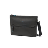 ランバン オン ブルー ショルダーバッグ メンズ 斜めがけバッグ おしゃれ LANVIN en Bleu クラッチバッグ ブランド 小さめ 本革 革 レザー 斜めがけ 大人 軽量 軽い 青 黒 ブラック B5 2WAY フェリチタ 574102