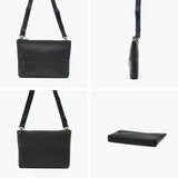 ランバン オン ブルー ショルダーバッグ メンズ 斜めがけバッグ おしゃれ LANVIN en Bleu クラッチバッグ ブランド 小さめ 本革 革 レザー 斜めがけ 大人 軽量 軽い 青 黒 ブラック B5 2WAY フェリチタ 574102