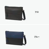 ランバン オン ブルー ショルダーバッグ メンズ 斜めがけバッグ おしゃれ LANVIN en Bleu クラッチバッグ ブランド 小さめ 本革 革 レザー 斜めがけ 大人 軽量 軽い 青 黒 ブラック B5 2WAY フェリチタ 574102