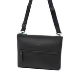 ランバン オン ブルー ショルダーバッグ メンズ 斜めがけバッグ おしゃれ LANVIN en Bleu クラッチバッグ ブランド 小さめ 本革 革 レザー 斜めがけ 大人 軽量 軽い 青 黒 ブラック B5 2WAY フェリチタ 574102