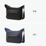 ランバン オン ブルー ショルダーバッグ メンズ ナイロン 斜めがけバッグ LANVIN en Bleu バッグ 斜めがけ 大人 軽量 かっこいい ブランド 革 本革 斜め掛けバッグ ショルダー B5 シンプル おしゃれ ピケ 526112