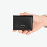 ランバン オン ブルー 財布 三つ折り財布 メンズ LANVIN en Bleu おしゃれ コンパクト 大人 上品 レザー 牛革 本革 ブランド 小銭入れ ミニ財布 高級感 シンプル ロゴ 無地 ポワール 三つ折り 537604