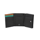 ランバン オン ブルー 財布 三つ折り財布 メンズ LANVIN en Bleu おしゃれ コンパクト 大人 上品 レザー 牛革 本革 ブランド 小銭入れ ミニ財布 高級感 シンプル ロゴ 無地 ポワール 三つ折り 537604