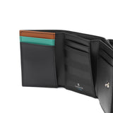 ランバン オン ブルー 財布 三つ折り財布 メンズ LANVIN en Bleu おしゃれ コンパクト 大人 上品 レザー 牛革 本革 ブランド 小銭入れ ミニ財布 高級感 シンプル ロゴ 無地 ポワール 三つ折り 537604