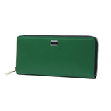 ランバン オン ブルー 財布 長財布 メンズ ブランド LANVIN en Bleu おしゃれ 大人 上品 レザー 牛革 本革 ラウンドファスナー 高級感 シンプル ロゴ 無地 ビジネス ポワール ラウンドファスナー長札 537607