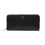 ランバン オン ブルー 財布 長財布 メンズ ブランド LANVIN en Bleu おしゃれ 大人 上品 レザー 牛革 本革 ラウンドファスナー 高級感 シンプル ロゴ 無地 ビジネス ポワール ラウンドファスナー長札 537607