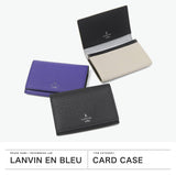 ランバン オン ブルー 名刺入れ メンズ レディース 本革 ブランド LANVIN en Bleu おしゃれ 革 牛革 レザー 薄型 スリム カードケース コンパクト 軽量 軽い 名刺ケース モル 538601