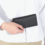 ランバン オン ブルー 長財布 メンズ レディース 薄い LANVIN en Bleu かぶせ ブランド 本革 革 牛革 レザー 小銭入れ 薄型 スリム 革財布 軽量 軽い フラップ モル かぶせ長財布 カード段6 538605