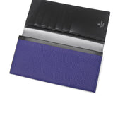 ランバン オン ブルー 長財布 メンズ レディース 薄い LANVIN en Bleu かぶせ ブランド 本革 革 牛革 レザー 小銭入れ 薄型 スリム 革財布 軽量 軽い フラップ モル かぶせ長財布 カード段6 538605