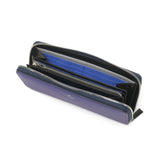 ランバン オン ブルー 長財布 メンズ レディース LANVIN en Bleu ブランド 本革 革 牛革 レザー 財布 大容量 小銭入れ 革財布 軽量 軽い ラウンドファスナー モル ラウンドファスナー長財布 カード段12 538606