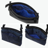 ランバン オン ブルー ショルダーバッグ メンズ 斜めがけバッグ 小さめ LANVIN en Bleu ブランド 大人 上品 ミニショルダー バッグ 横型 斜め掛け 肩掛け ファスナー 軽量 A5 撥水 フレーズ サコッシュ 527101